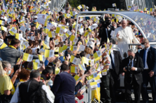 1-Viaje apostólico a Eslovaquia: Divina liturgia de San Juan Crisóstomo presidida por el Santo Padre