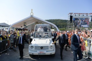 5-Viaje apostólico a Eslovaquia: Divina liturgia de San Juan Crisóstomo presidida por el Santo Padre