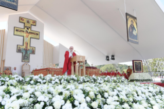 19-Viaje apostólico a Eslovaquia: Divina liturgia de San Juan Crisóstomo presidida por el Santo Padre
