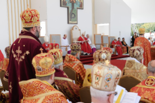 20-Voyage apostolique en Slovaquie : Divine liturgie byzantine de saint Jean Chrysostome présidée par le Saint-Père 