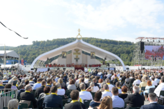 21-Viaje apostólico a Eslovaquia: Divina liturgia de San Juan Crisóstomo presidida por el Santo Padre
