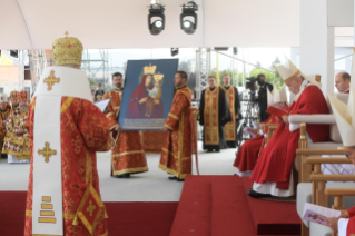 25-Viaje apostólico a Eslovaquia: Divina liturgia de San Juan Crisóstomo presidida por el Santo Padre
