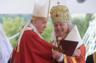 24-Viaje apostólico a Eslovaquia: Divina liturgia de San Juan Crisóstomo presidida por el Santo Padre