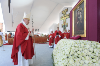 22-Viaje apostólico a Eslovaquia: Divina liturgia de San Juan Crisóstomo presidida por el Santo Padre