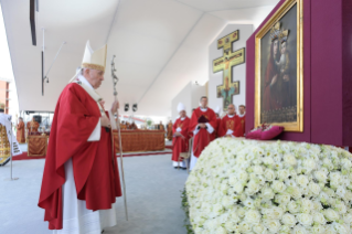 22-Voyage apostolique en Slovaquie : Divine liturgie byzantine de saint Jean Chrysostome présidée par le Saint-Père 