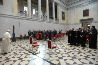 0-Apostolic Journey to Budapest: Meeting with the Representatives of the Ecumenical Council of Churches and some Jewish Communities in Hungary