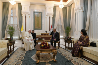11-Apostolic Journey to the Republic of Iraq: Meeting with Authorities, Civil Society and the Diplomatic Corps  