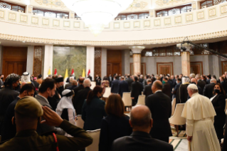 13-Apostolic Journey to the Republic of Iraq: Meeting with Authorities, Civil Society and the Diplomatic Corps  