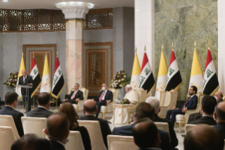 16-Apostolic Journey to the Republic of Iraq: Meeting with Authorities, Civil Society and the Diplomatic Corps  