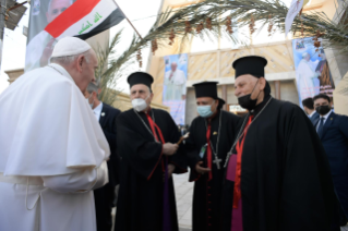 1-Viaje apost&#xf3;lico a Irak: Encuentro con los obispos, sacerdotes, religiosios/as, seminaristas y catequistas