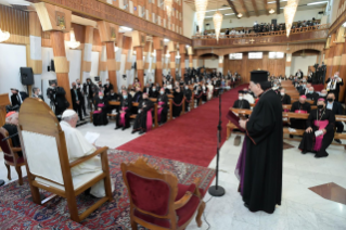 11-Voyage apostolique en Irak : Rencontre avec les évêques, prêtres, religieux, séminaristes et catéchistes 