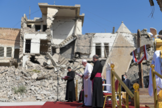 12-Viaggio Apostolico in Iraq: Preghiera di suffragio per le Vittime della guerra  