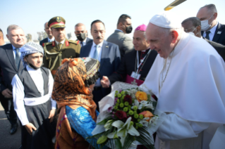 7-Voyage apostolique en Irak : Prière pour les victimes de la guerre