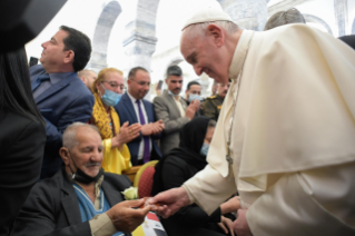 1-Apostolic Journey to the Republic of Iraq: Visit to the Qaraqosh Community