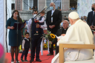 7-Apostolic Journey to Slovakia: Meeting with the Roma Community