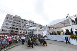 8-Viaje apostólico a Eslovaquia: Encuentro con la comunidad gitana