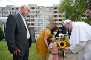 1-Viaggio Apostolico in Slovacchia: Incontro con la Comunità Rom   