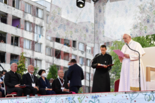 12-Apostolic Journey to Slovakia: Meeting with the Roma Community