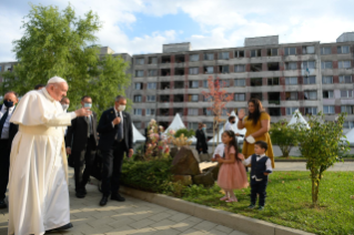 19-Apostolische Reise in die Slowakei: Begegnung mit der Roma-Gemeinschaft 
