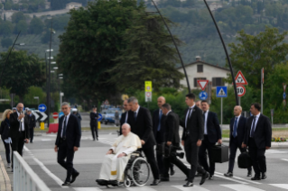 5-Visit of the Holy Father Francis to Assisi for the 'Economy of Francesco' event 