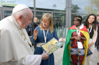 2-Visit of the Holy Father Francis to Assisi for the 'Economy of Francesco' event