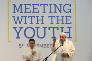 12-Viagem Apostólica ao Reino do Bahrein: Encontro com os Jovens 