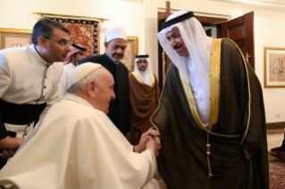 3-Apostolic Journey to the Kingdom of Bahrain: Meeting with the Members of the Muslim Council of Elders  