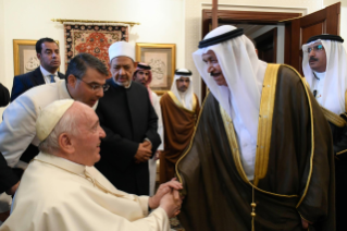 2-Apostolic Journey to the Kingdom of Bahrain: Meeting with the Members of the Muslim Council of Elders  