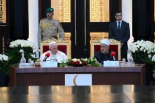 16-Voyage apostolique au Royaume de Bahreïn : Rencontre avec les membres du « Muslim Council of Elders » 