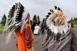 12-Viaggio Apostolico in Canada: Incontro con le popolazioni indigene First Nations, Métis e Inuit 