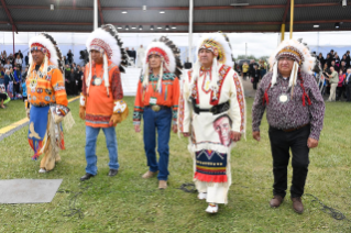 15-Viaggio Apostolico in Canada: Incontro con le popolazioni indigene First Nations, Métis e Inuit 