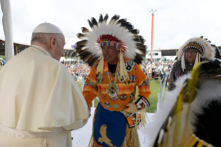 21-Voyage apostolique au Canada : Rencontre avec les peuples autochtones Premières Nations, Métis et Inuit