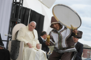 1-Viaje apostólico a Canadá: Encuentro con los jóvenes y con los ancianos