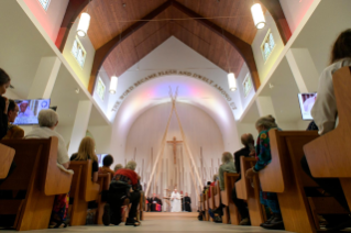 6-Apostolic Journey to Canada: Meeting with indigenous peoples and members of the Parish Community of Sacred Heart at Edmonton