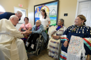 2-Voyage apostolique au Canada : Participation au "Lac Ste. Anne Pilgrimage" et à la liturgie de la Parole