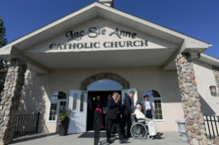 3-Voyage apostolique au Canada : Participation au "Lac Ste. Anne Pilgrimage" et à la liturgie de la Parole