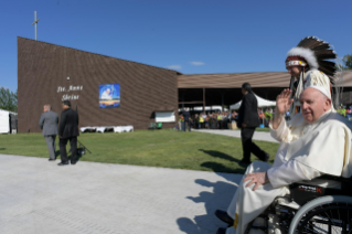 5-Viaggio Apostolico in Canada: Partecipazione al “Lac Ste. Anne Pilgrimage” e Liturgia della Parola 
