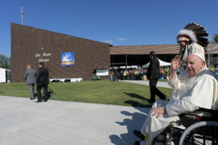 5-Voyage apostolique au Canada : Participation au "Lac Ste. Anne Pilgrimage" et à la liturgie de la Parole