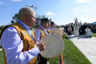 7-Apostolic Journey to Canada: Participation in the “Lac Ste. Anne Pilgrimage” and Liturgy of the Word