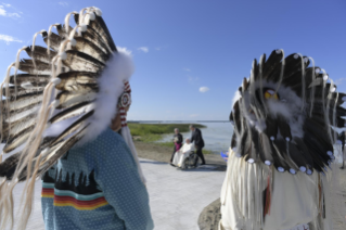 9-Viaggio Apostolico in Canada: Partecipazione al “Lac Ste. Anne Pilgrimage” e Liturgia della Parola 