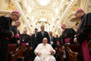 1-Apostolic Journey to Canada: Vespers with Bishops, Priests, Deacons, Consecrated persons, Seminarians and Pastoral workers