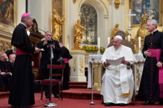 5-Viagem Apostólica ao Canadá: Vésperas com os Bispos, os Sacerdotes, os Diáconos, os Consagrados, os Seminaristas e os Agentes da Pastoral