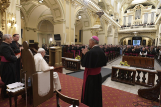 15-Viagem Apostólica ao Canadá: Vésperas com os Bispos, os Sacerdotes, os Diáconos, os Consagrados, os Seminaristas e os Agentes da Pastoral