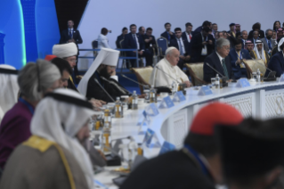 0-Voyage Apostolique au Kazakhstan : Ouverture et Session Plénière du "VIIe Congrès des leaders des religions mondiales et traditionnelles