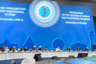 2-Apostolic Journey to Kazakhstan: Opening and Plenary Session of the "VII Congress of Leaders of World and Traditional Religions"