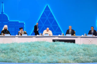 13-Apostolic Journey to Kazakhstan: Opening and Plenary Session of the "VII Congress of Leaders of World and Traditional Religions"