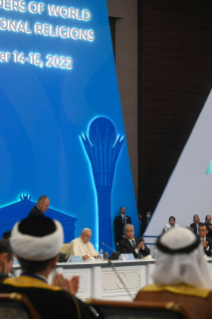 14-Apostolic Journey to Kazakhstan: Opening and Plenary Session of the "VII Congress of Leaders of World and Traditional Religions"  