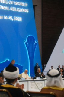 14-Viaggio Apostolico in Kazakhstan: Apertura e Sessione Plenaria del "VII Congress of Leaders of World and traditional Religions" 