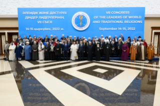 17-Apostolic Journey to Kazakhstan: Opening and Plenary Session of the "VII Congress of Leaders of World and Traditional Religions"  