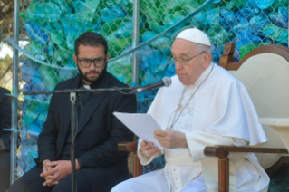 7-Viaje apostólico a Malta: Encuentro con los migrantes